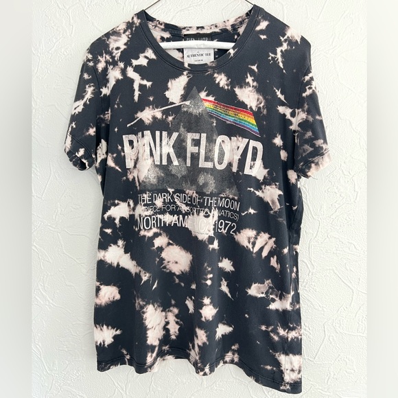 AUTHENTIC Pink Floyd Dark Side of The Moon Acid Dyed 2014 T-shirt Size Medium - Picture 1 of 5
